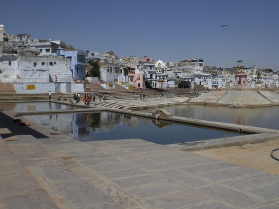die Wasch-Ghats von Pushkar