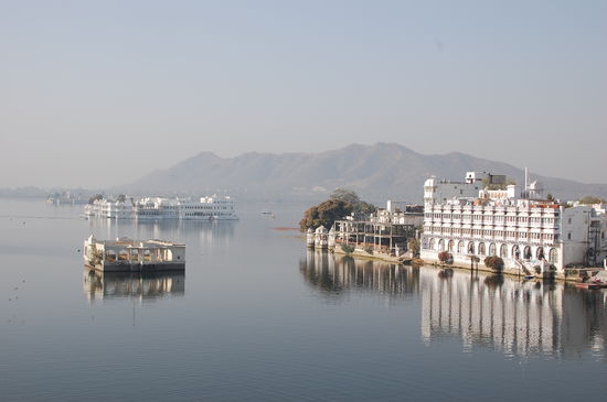 der grandiose Ausblick von unserem Balkon