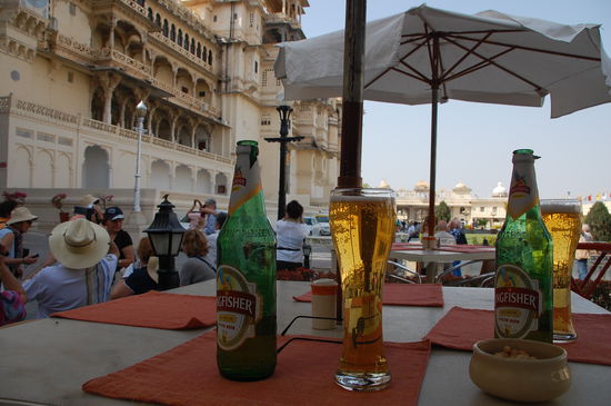 nach einer anstrengenden Besichtigung 