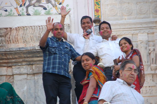 Inder wollen immer fotographiert werden