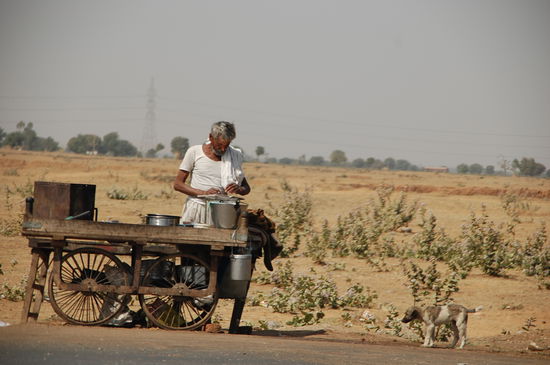 einfach so am Strassenrand