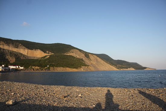 Sonnenuntergang am Strand von Sukko