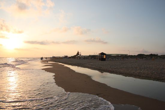 Abendstimmung am Strand von Anapa