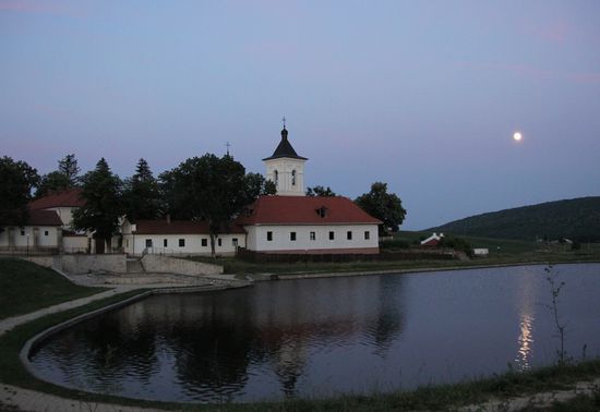 Abendstimmung am Kloster Capriana
