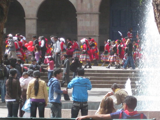in Cusco und Puno wird sowieso immer was gefeiert ...