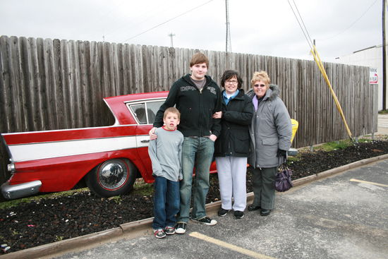 Rayray, ich, Gina's Tante, Rayray's Oma