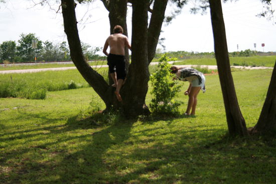 Aber mit vollem Körpereinsatz dabei!