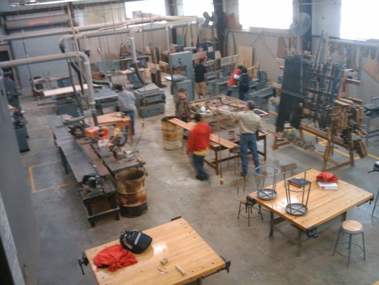 unser Wood-Shop Raum (Werkraum)