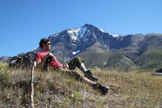 Erholung vor dem letzten Abstieg