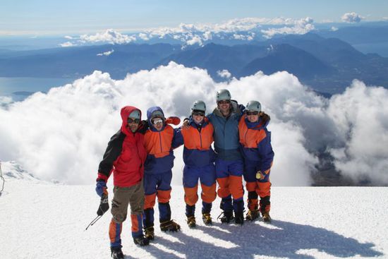 Unser Team Marcelo, Gilles, Sandy, Marco und Jenny sowie Carlos (hinter der Kamera versteckt)