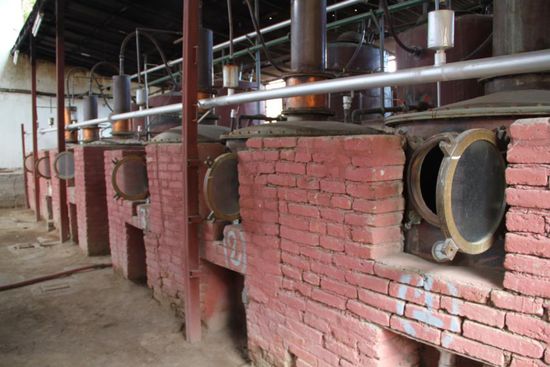 traditionelle Brennerei