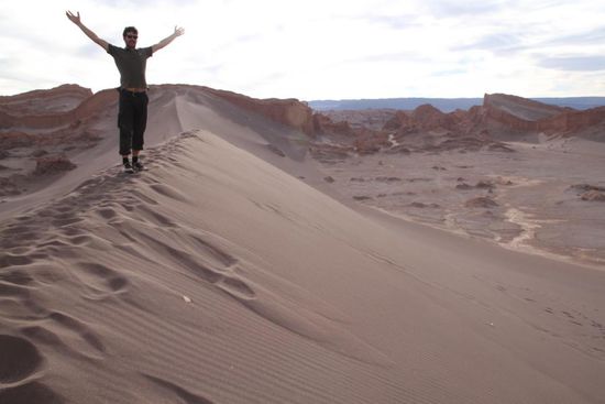 ganz oben auf der grossen Duene