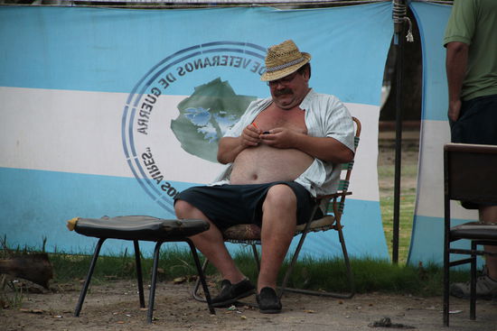 Argentino bei der Arbeit