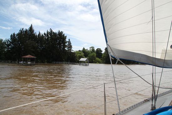 Segeln auf dem Tigre