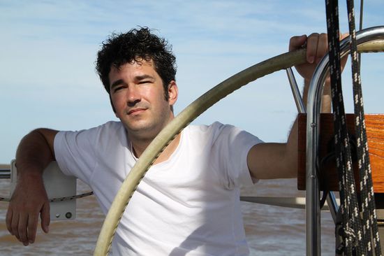 Marco als Steuermann