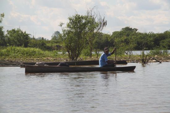 Fischer am Amazonas