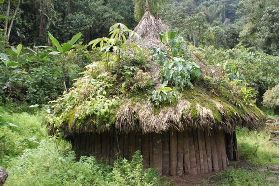 Huette mit Aufsattelgarten