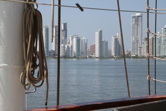 Auslaufen vor Cartagena