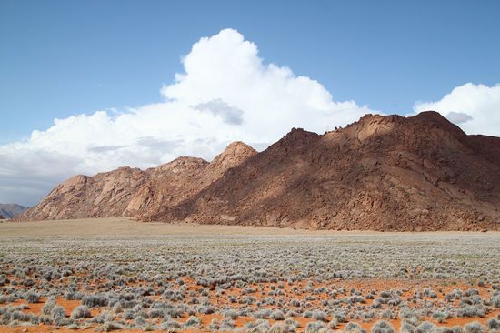 Anfahrt zur Namib