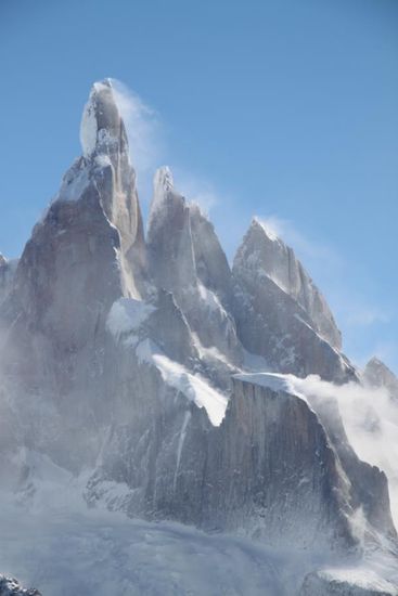 Cerro Torre mit Eiskopf
