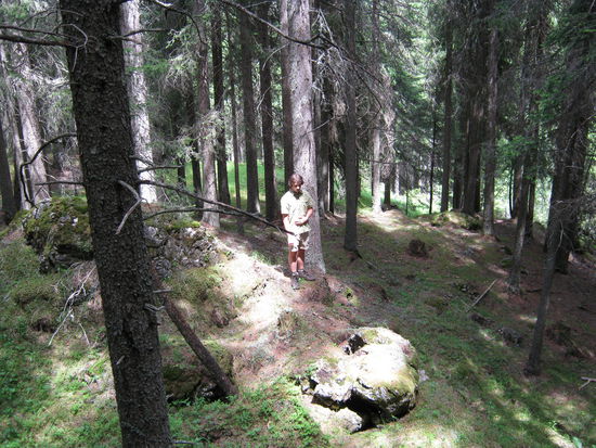 Auf der Suche nach einem ebenerdigen Zeltplatz