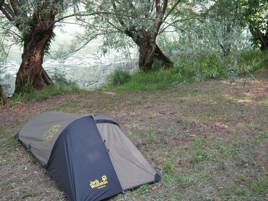 Zelt am Revine Lago