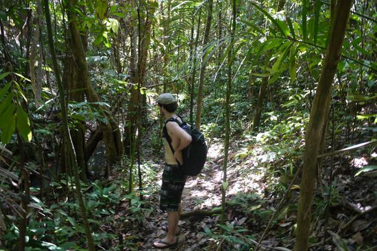 Nicht die ideale Kleidung gegen Moskitos