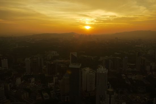 Sunset am Rande der Stadt