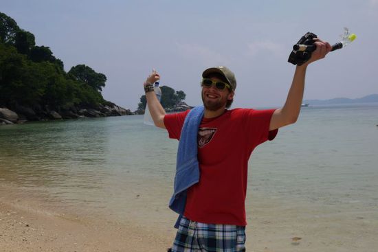 Steve mit einem Ausdruck von Freiheit