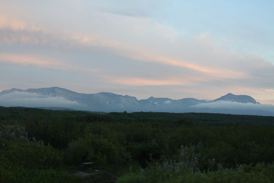 Abendstimmung vom Crooked Creek CG