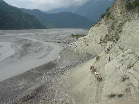 Wer im Leben etwas wirklich boeses macht, der wird im naechsten Leben als Muli im Himalaya wiedergeboren!(Schnaub! Schlepp!)