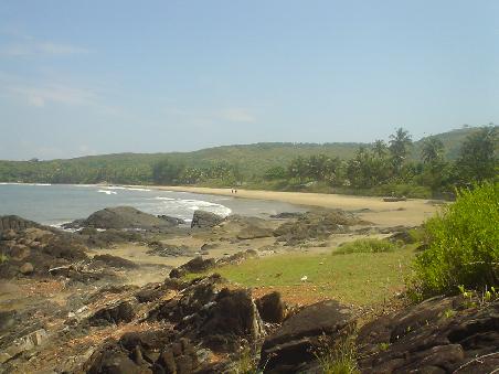 Der Kuttle-beach, unsere zweite Behausung