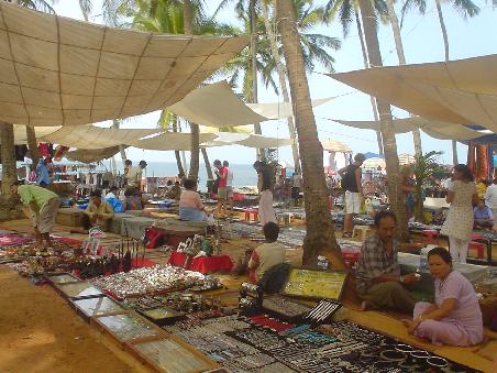Der Mittwochsmarkt in Anjna