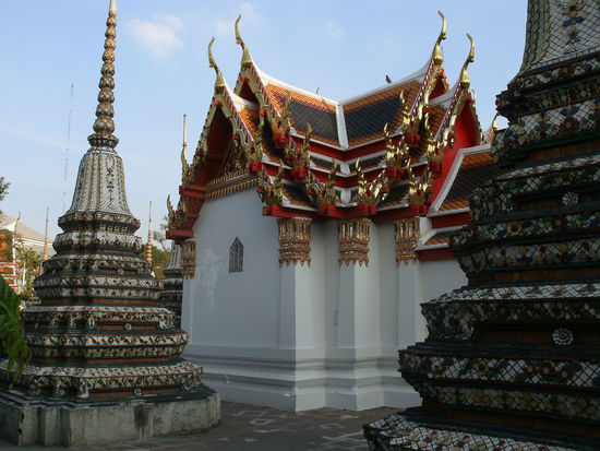 Tempelanlage Wat Po, wo auch der 25-Meter-Buddha zu finden ist.