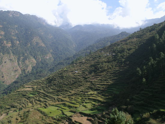 1. Tag von Dunche nach Thule Syabru