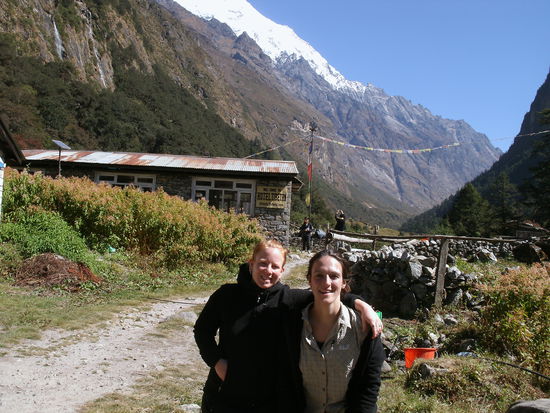 Abstieg nach Lama Hotel Tag 7. Es wird sichtlich waermer, in der Nacht aber immer noch arschkalt!