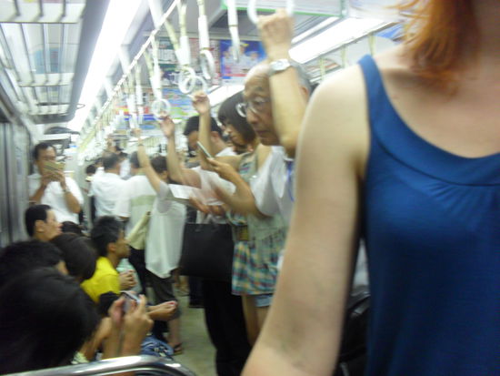 U-Bahn in Osaka.. oder doch Tokyo? Nee, ich glaube, es was Osaka 