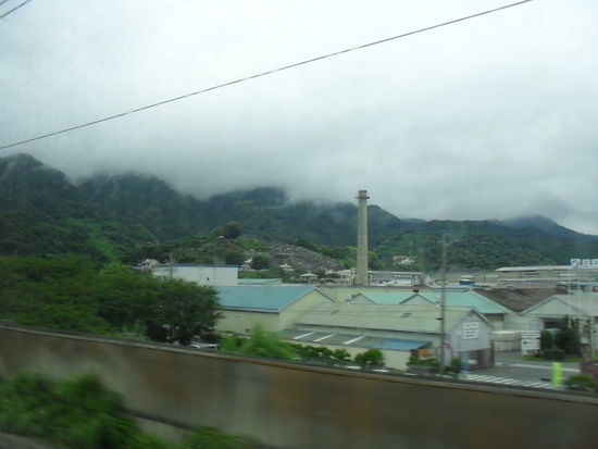 Blick vom Shinkansen aus...