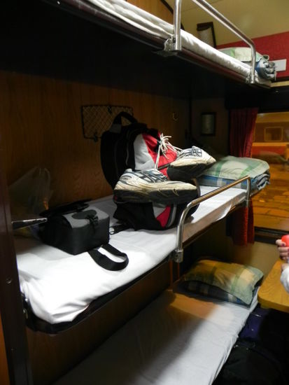 Hardsleeper Abteil im Nachtzug