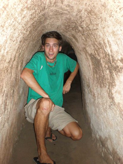 in den Tunnels