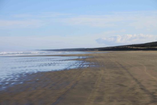 Ninety Mile Beach - geht echt ewig so dahin