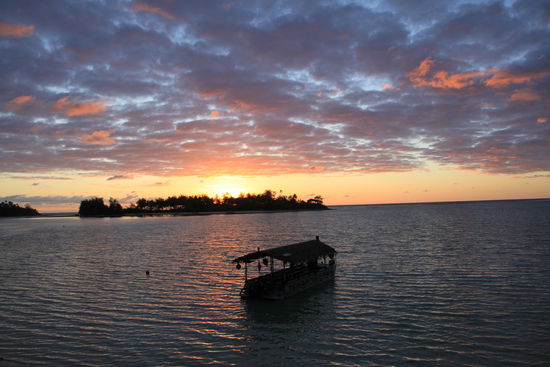 Sonnenaufgang auf Rarotonga