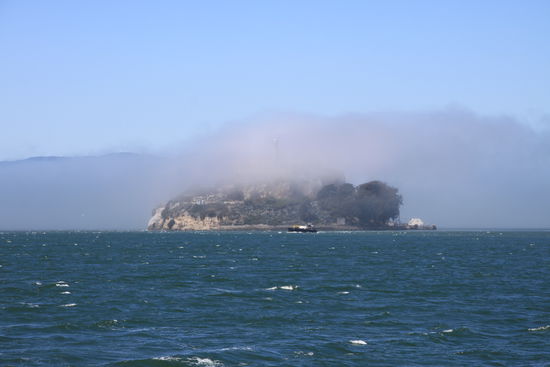 Alcatraz im Nebel