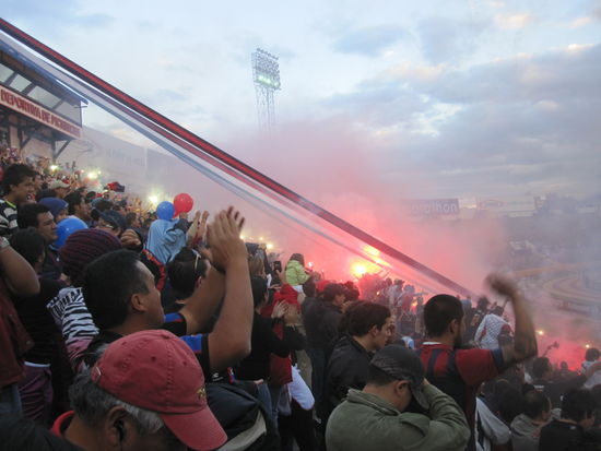 Nach dem Anpfiff war mein weisses Shirt auch nicht mehr weiss...