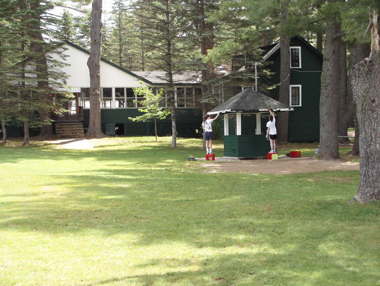 Kueche und Dinning-hall, also mein zweites Zuhause... laesst sich aushalten!