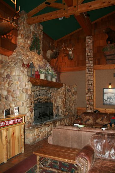 Die Lobby des Ruby's Inn.