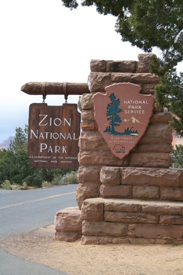 Der Eingang zum Zion.