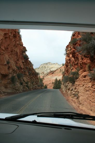 Auf die Spiegel achten 