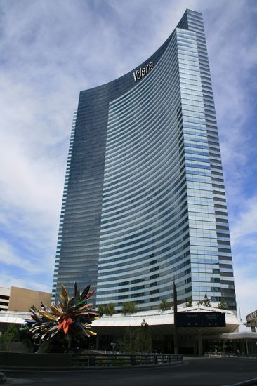 Das Vdara, das zum neuen ARIA Resort auf dem Strip gehört, war unser Hotel.