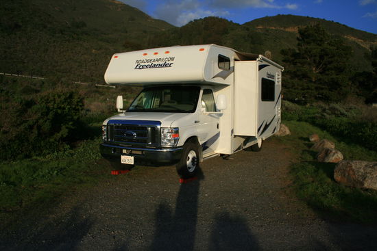 Das war unser 27 ft Road Bear Freelander mit Slideout.